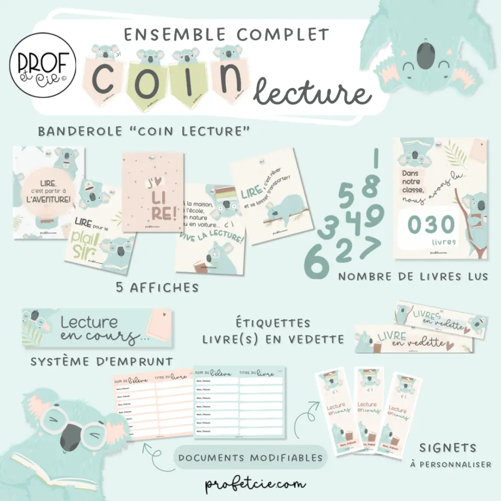 Ensemble complet pour le coin lecture – Image 2