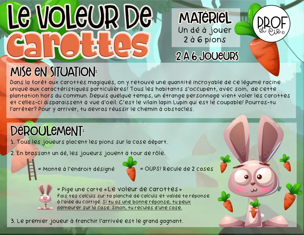 Le voleur de carottes 2 (2e cycle) 2 niveaux - Image 4