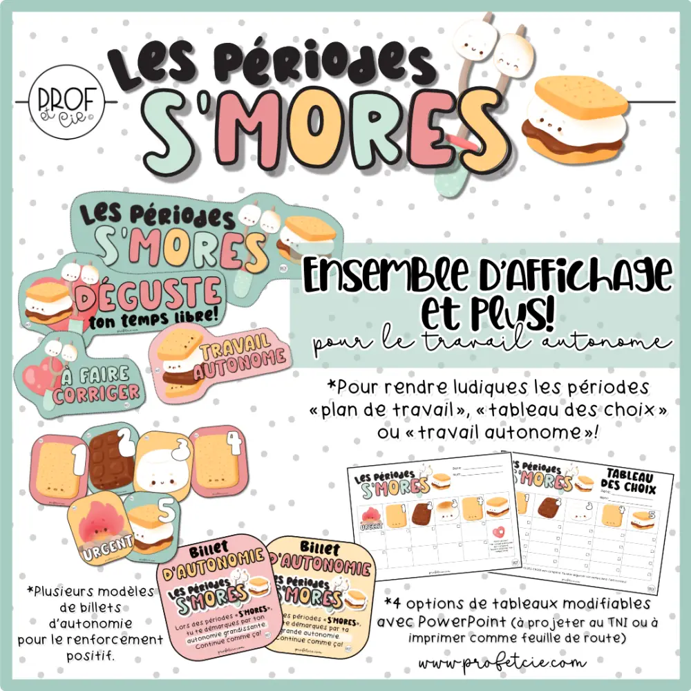 Les périodes S'MORES (Ensemble d'affichage et plus) pour tous – Image 2