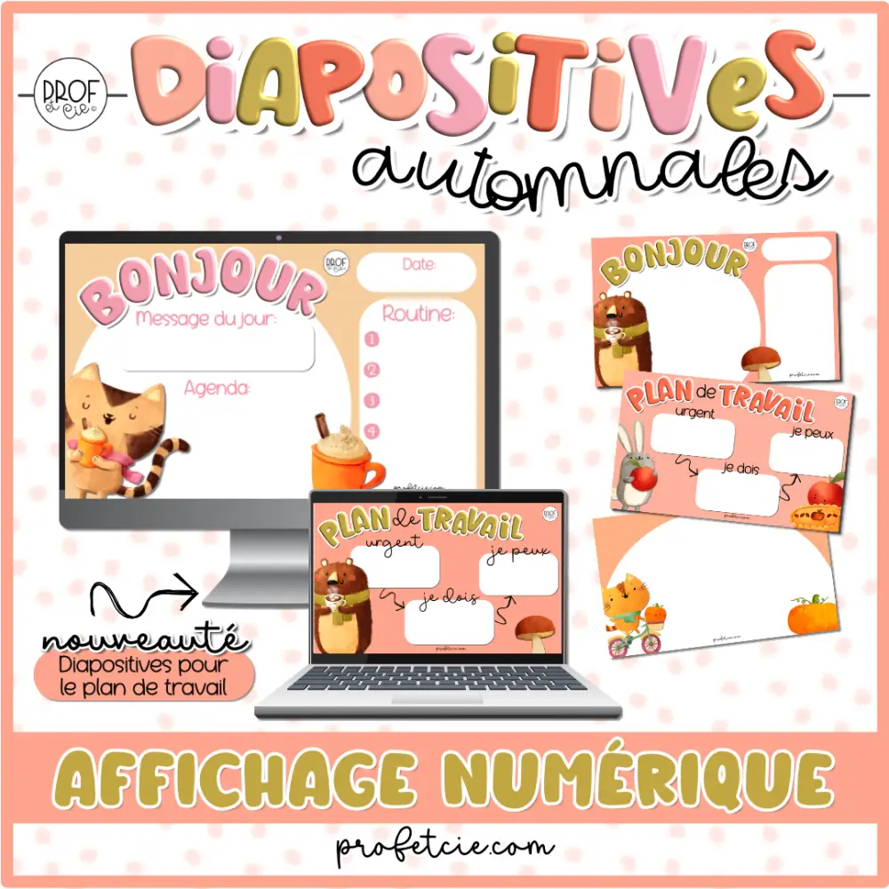 Diapositives automnales (modifiables) *Pour tous – Image 2