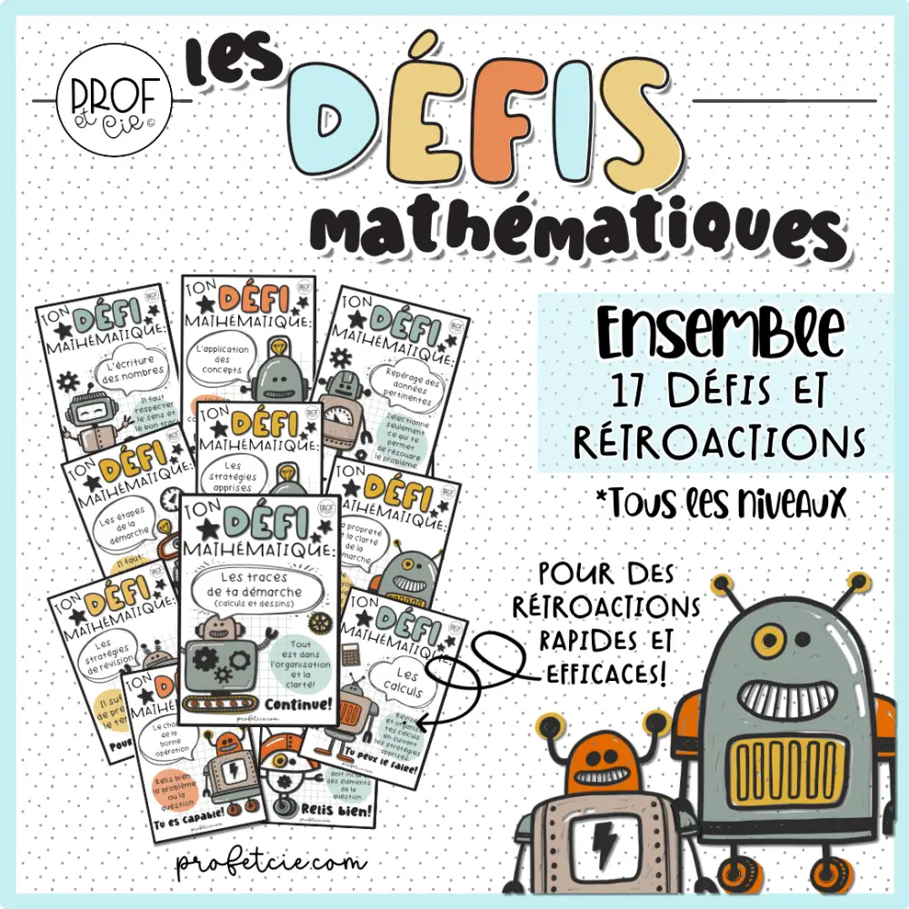 Les défis et rétroactions mathématiques (pour tous les niveaux) – Image 2