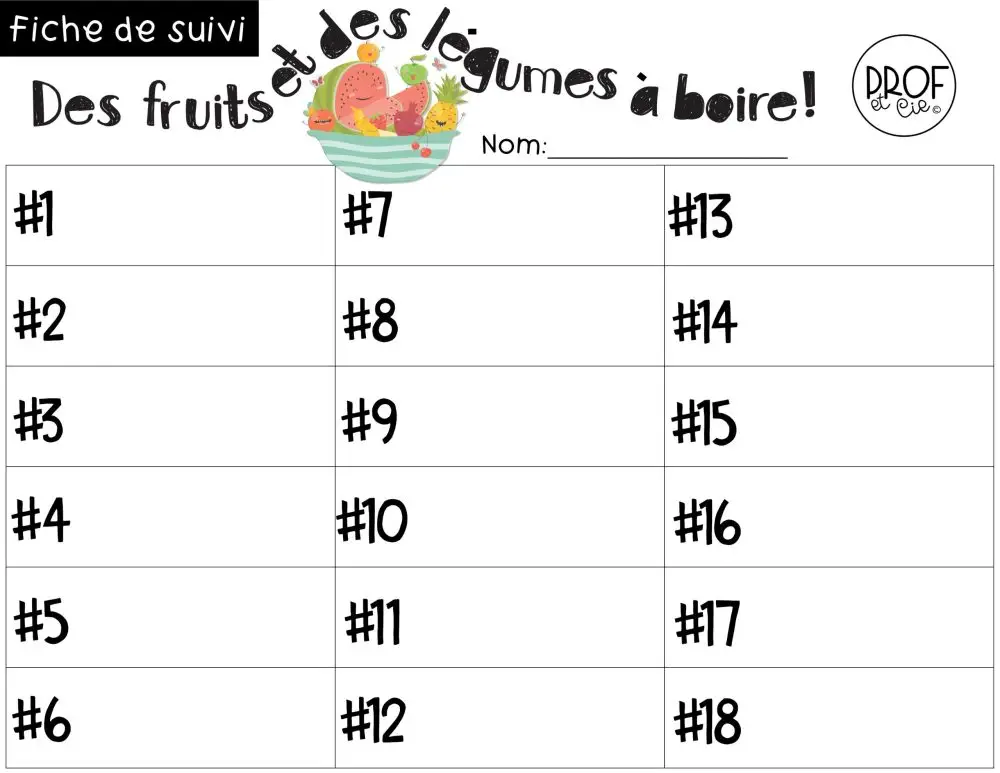 Des fruits et des légumes à boire! (Niveau 2) – Image 5