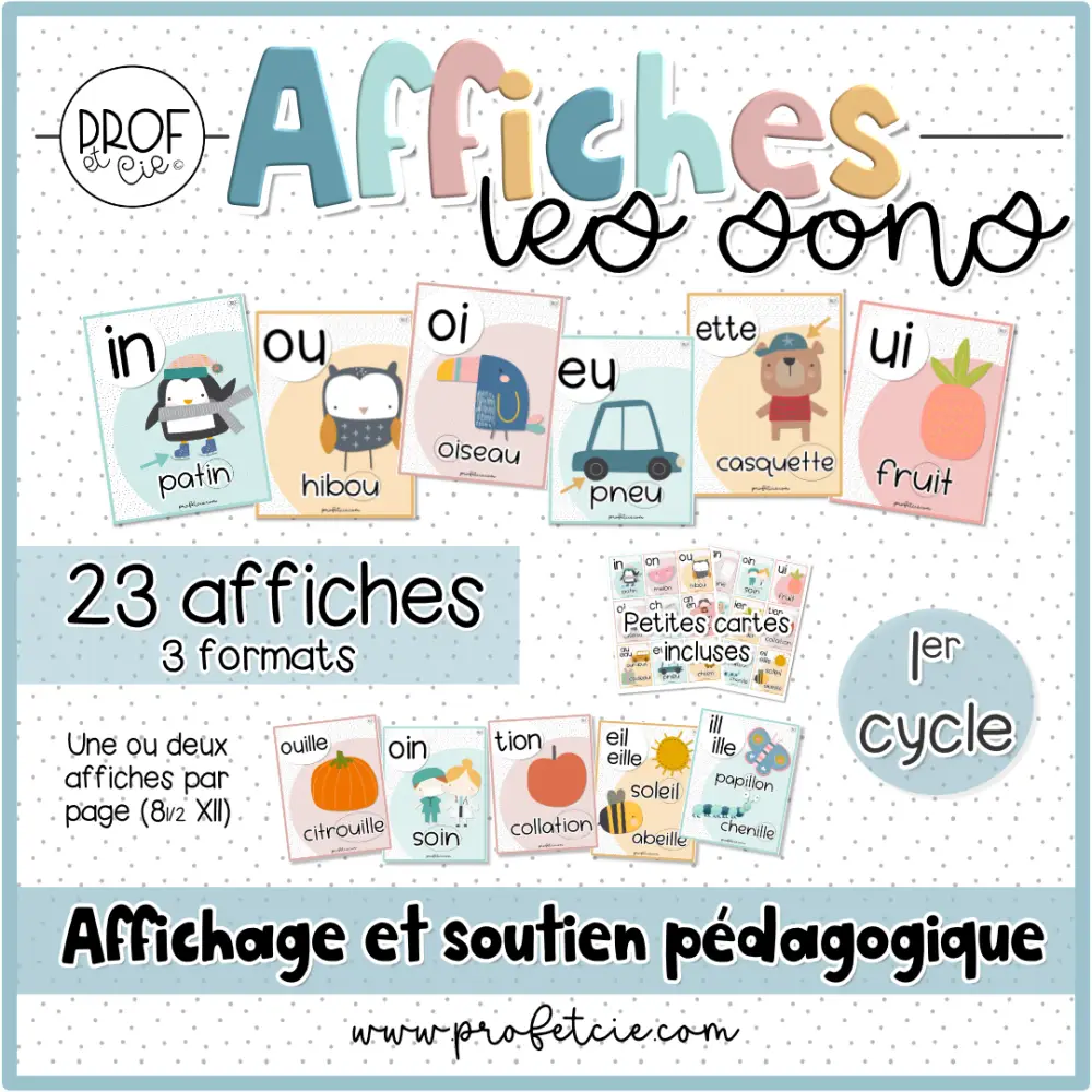 Affiches des sons (1er cycle) 3 formats – Image 2