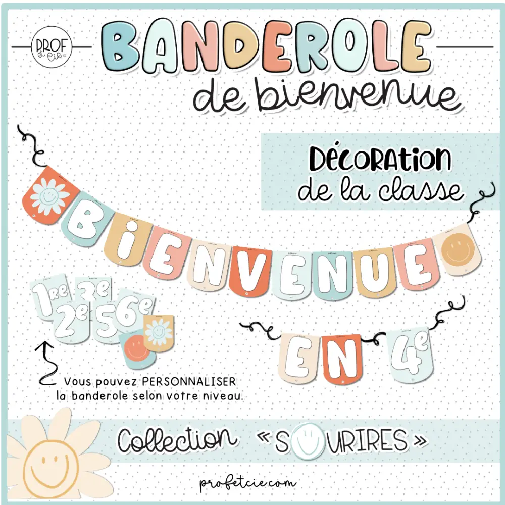 Banderole de bienvenue (Collection "Sourires") – Image 2