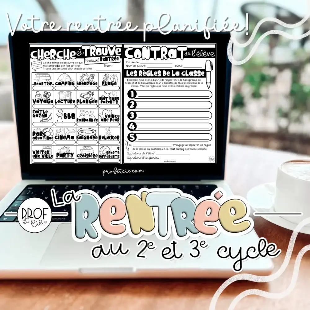 La rentrée au 2e et 3e cycle - Prof et cie
