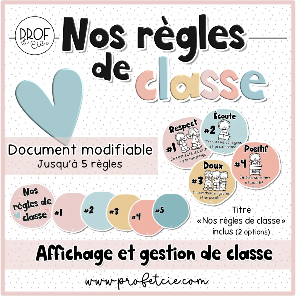 Nos règles de classe (Document modifiable) - Image 2