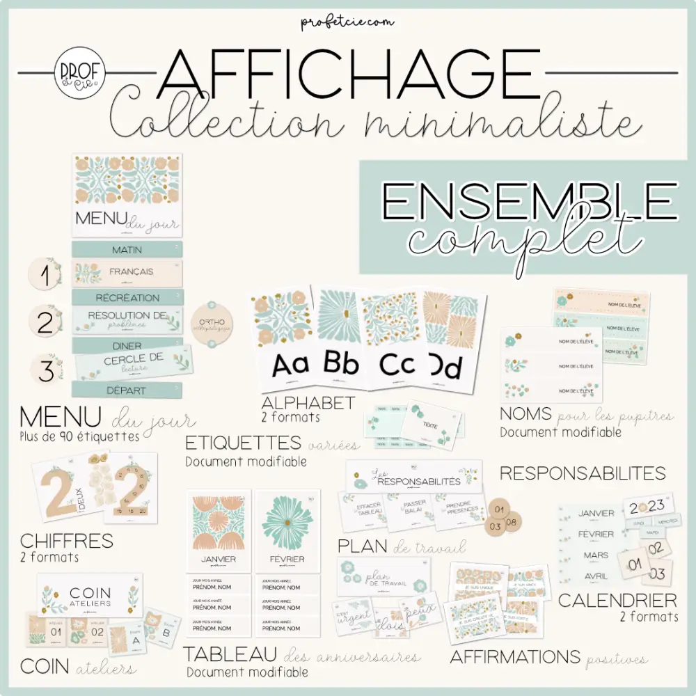 Ensemble d'affichage (Collection minimaliste) – Image 2