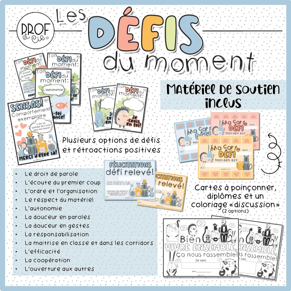 Les défis du moment et plus! (La gestion des comportements) *Pour tous – Image 3