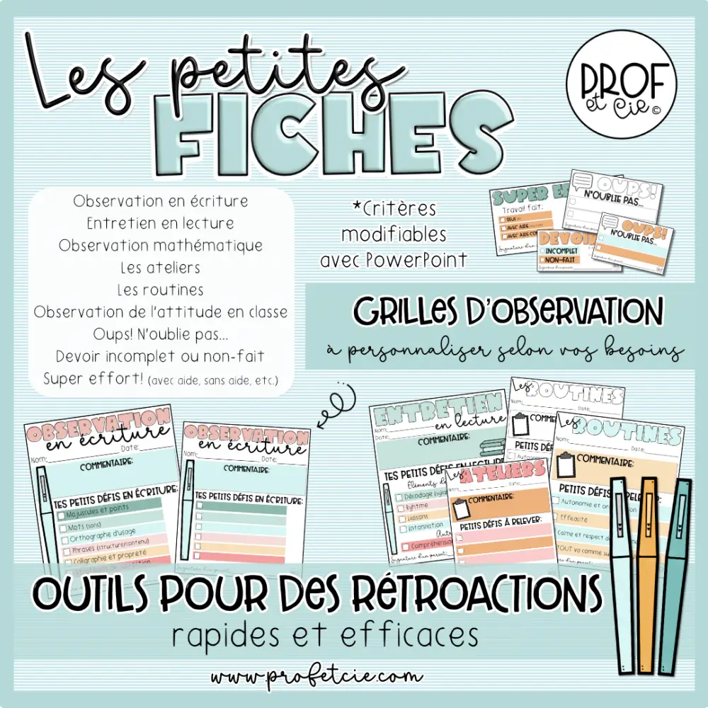 Les petites fiches pour des rétroactions rapides et efficaces - Image 2