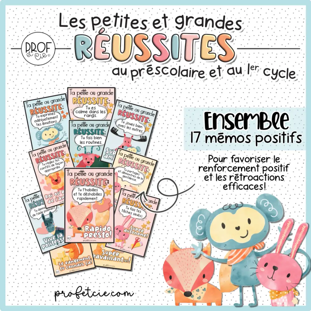 Les petites et grandes réussites (préscolaire et 1er cycle) – Image 2