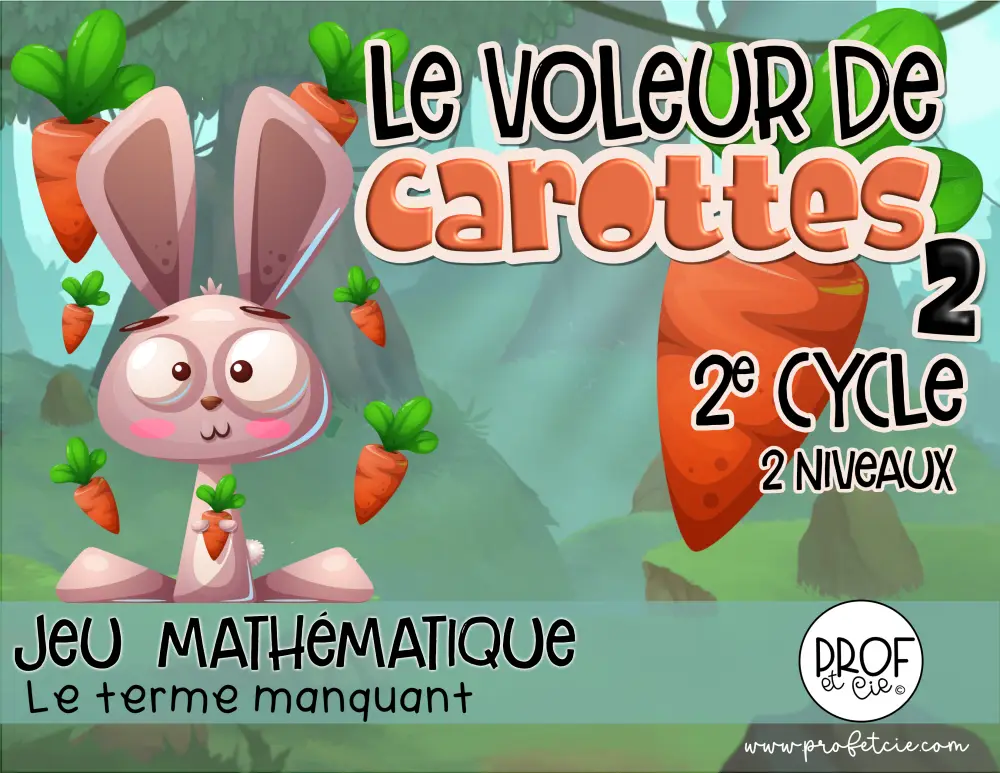 Le voleur de carottes 2 (2e cycle) 2 niveaux - Image 2