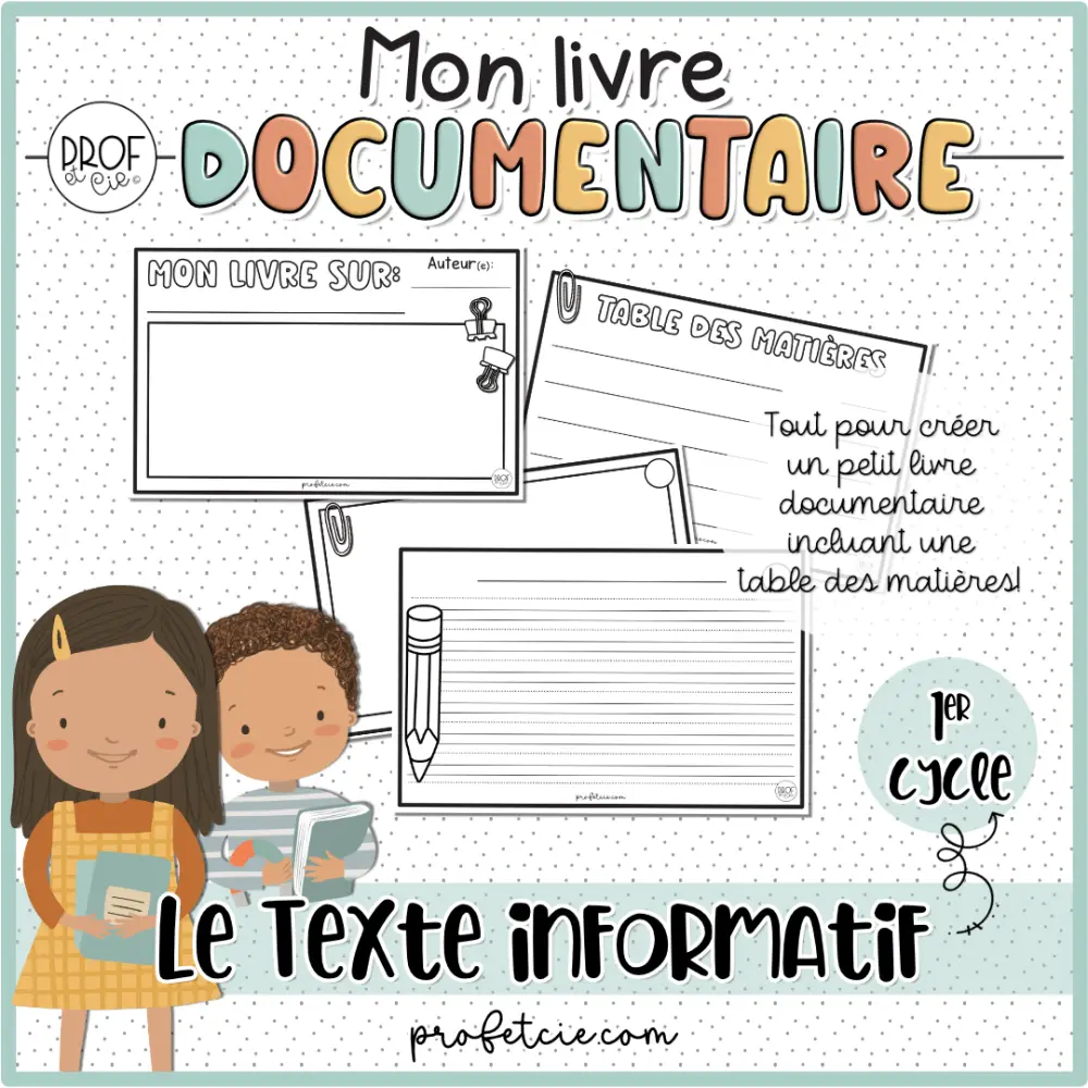 Mon livre documentaire (1er cycle) – Image 2