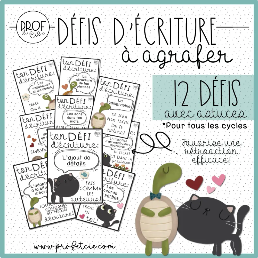 Les défis d'écriture à agrafer (pour tous les cycles) - Image 2