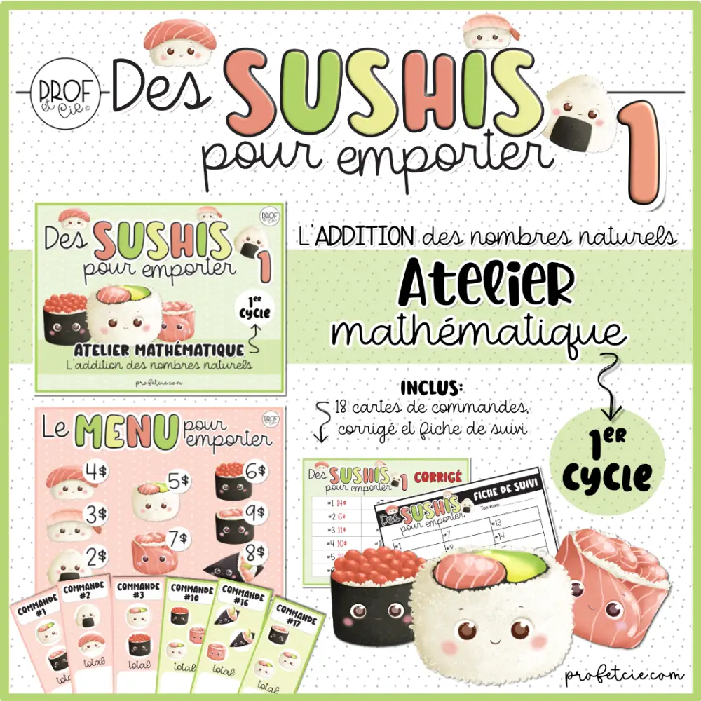 Des sushis pour emporter 1 (1er cycle) – Image 2