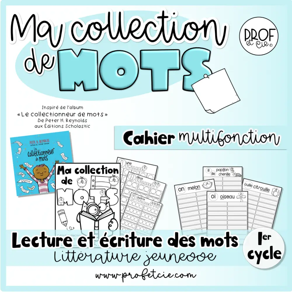 Ma collection de mots (Cahier multifonction) 1er cycle – Image 3