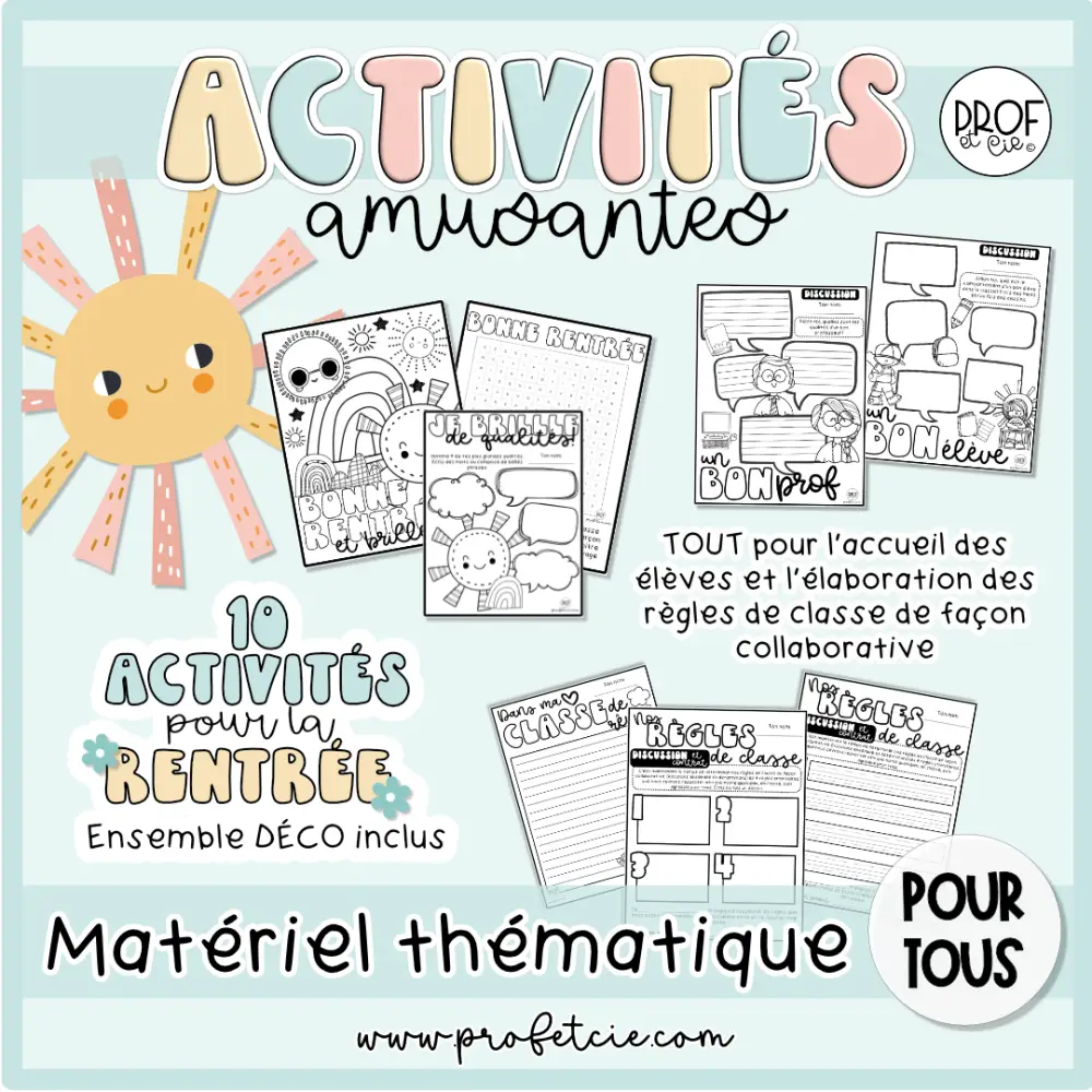 Activités amusantes pour la rentrée + Ensemble DÉCO – Image 2