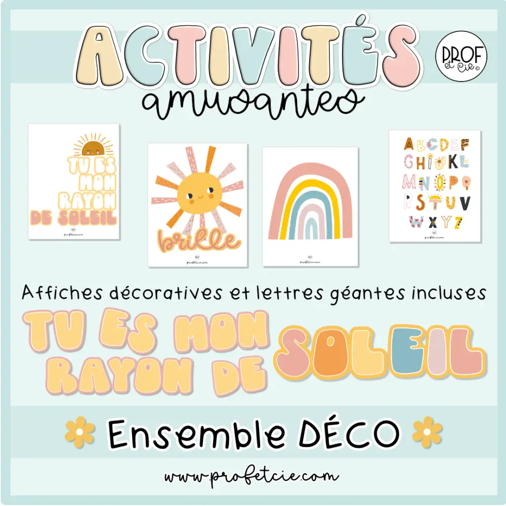 Activités amusantes pour la rentrée + Ensemble DÉCO – Image 3