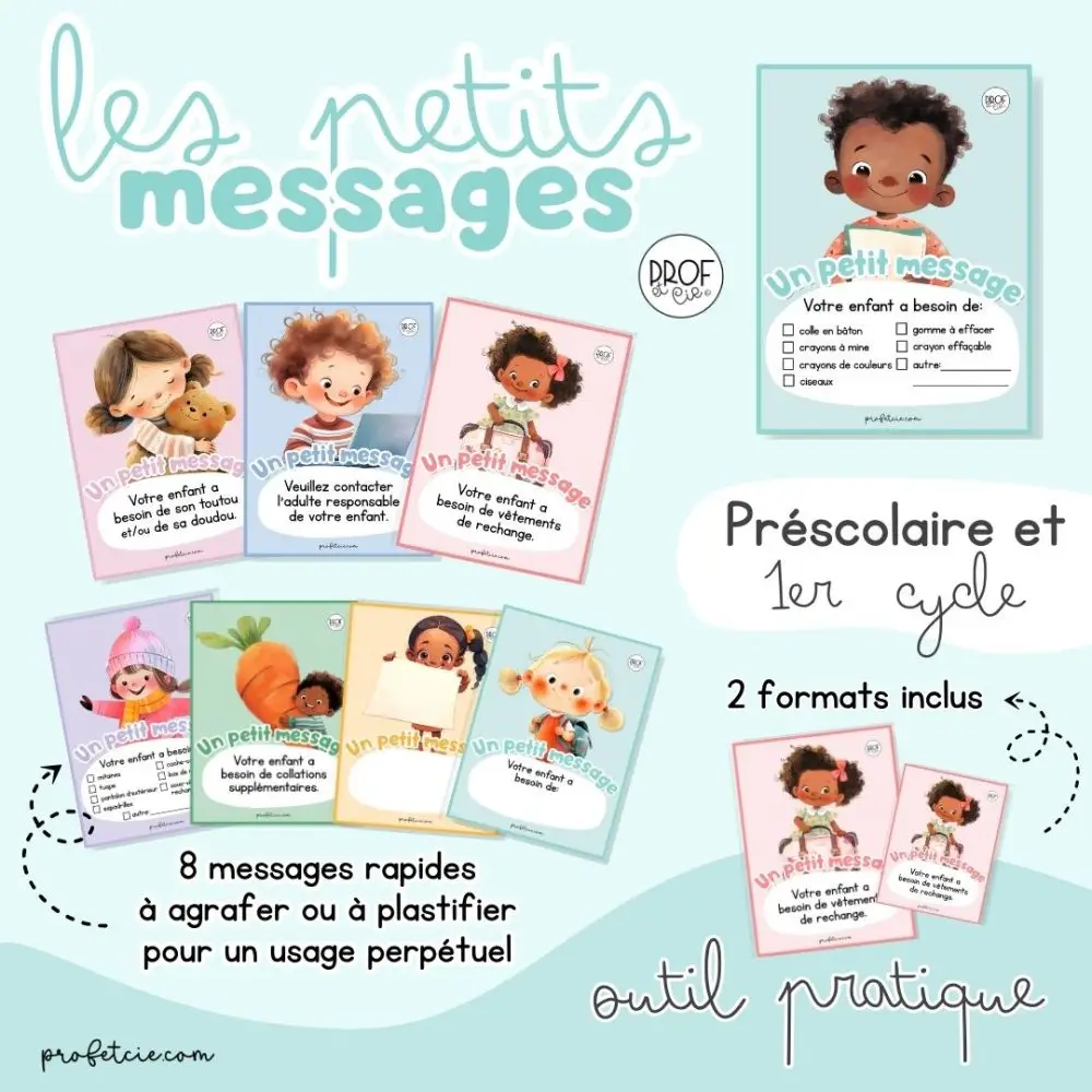 Les petits messages (préscolaire et 1er cycle) - Image 2