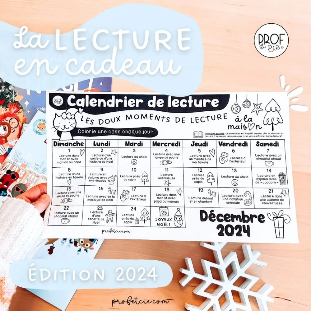 Le calendrier de lecture 2024 (Pour tous)