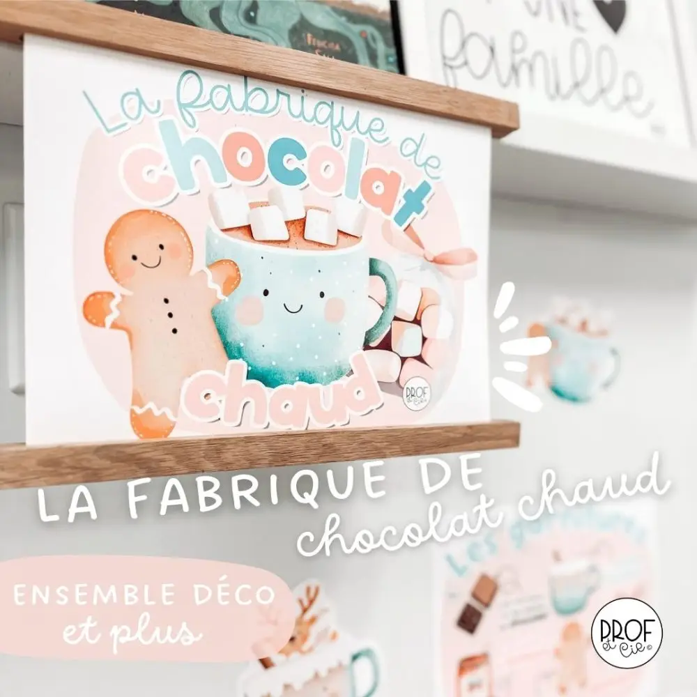 Ensemble DÉCO: La fabrique de chocolat chaud (pour tous)