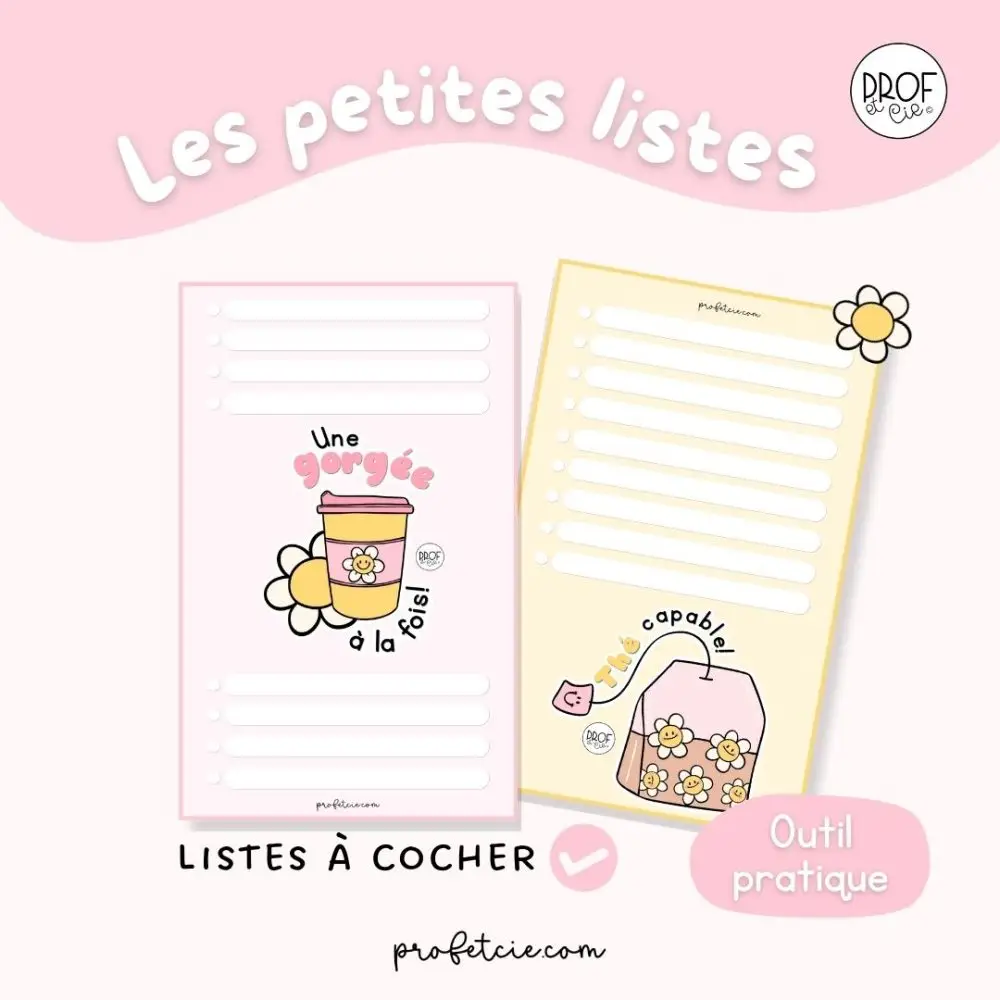 Les petites listes à cocher (Pour tous) - Image 2