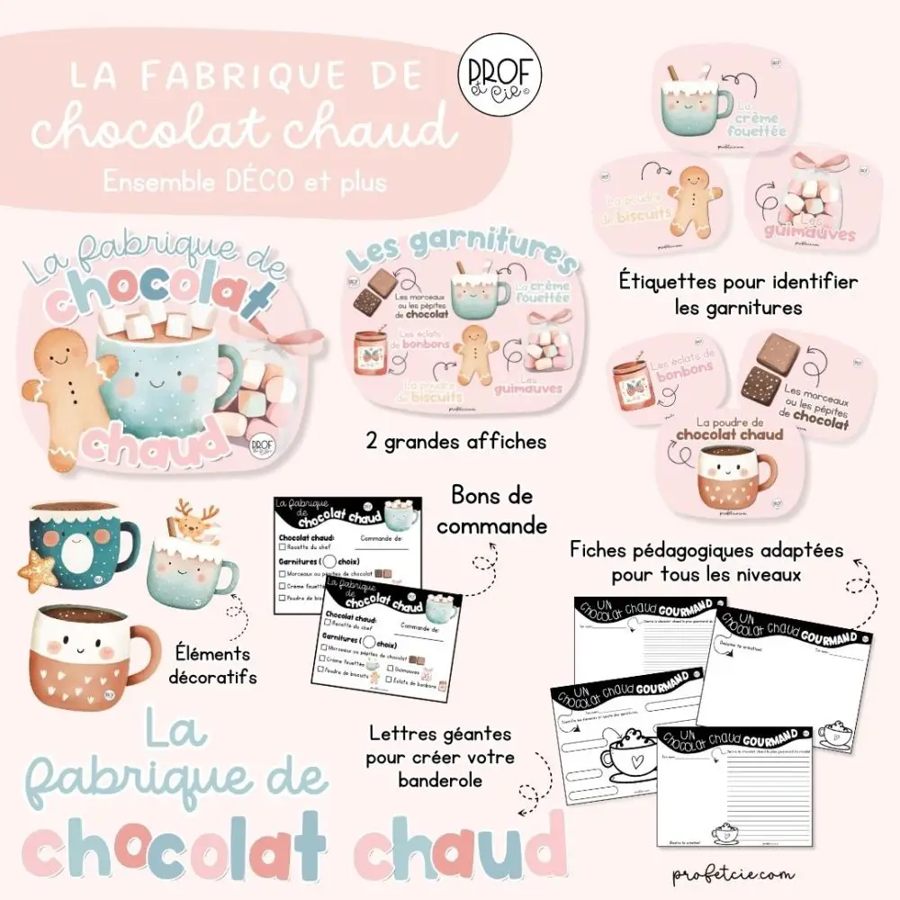 Ensemble DÉCO: La fabrique de chocolat chaud (pour tous) – Image 2