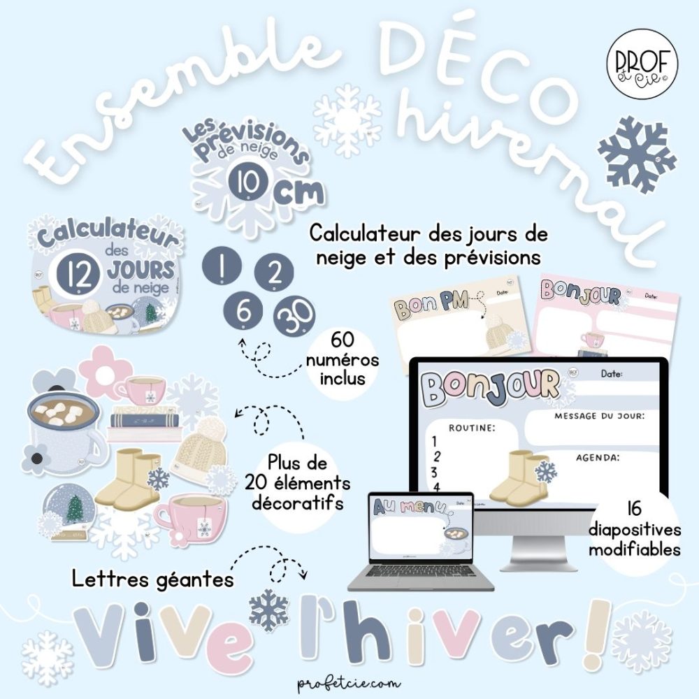 Ensemble DÉCO hivernal (Pour tous) – Image 2